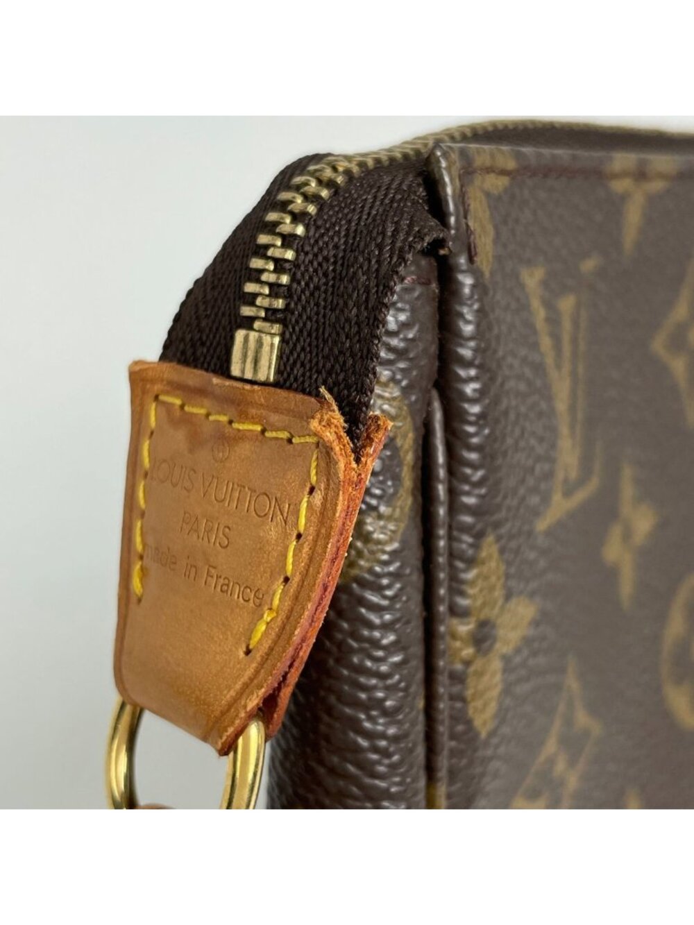 Louis Vuitton Pochette Makeup Cosmetics Pouch Monogram Brown - Picture 5 of 8